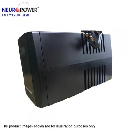 NeuroPower CITY 1200-USB LCD Display 1200VA Backup Battery UPS - USB Special Edition NeuroPower CITY 1200-USB LCD Display 1200VA Backup Battery UPS - USB Special Edition