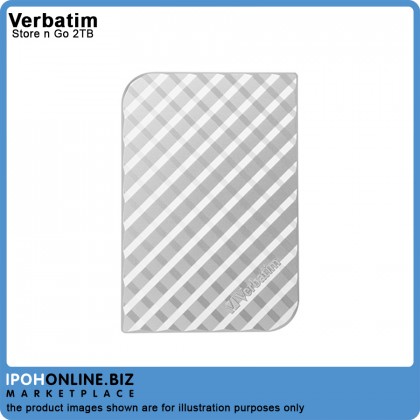 Verbatim Store n Go 2TB USB 3.0 Portable HDD - Silver Verbatim Store n Go 2TB USB 3.0 Portable HDD - Silver