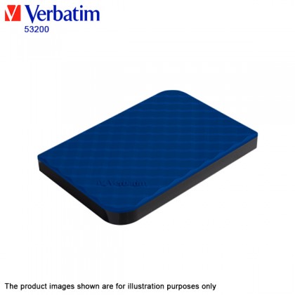 Verbatim Store n Go 1TB USB Portable HDD - Blue Verbatim Store n Go 1TB USB Portable HDD - Blue