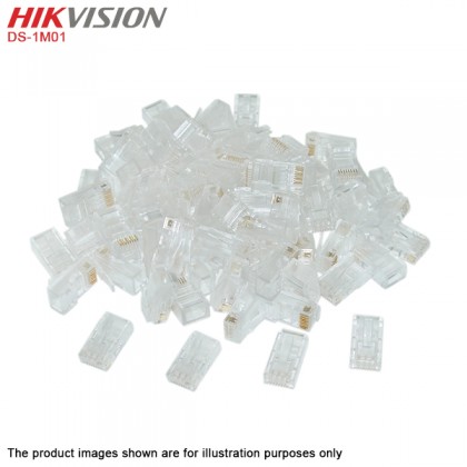 HIKVISION DS-1M01 RJ45 Plug For CAT 5E 100Pcs/Box HIKVISION DS-1M01 RJ45 Plug For CAT 5E 100Pcs/Box