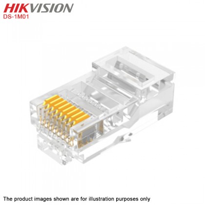 HIKVISION DS-1M01 RJ45 Plug For CAT 5E 100Pcs/Box HIKVISION DS-1M01 RJ45 Plug For CAT 5E 100Pcs/Box