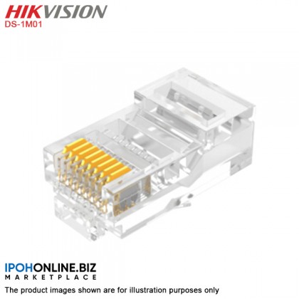 HIKVISION DS-1M01 RJ45 Plug For CAT 5E 100Pcs/Box HIKVISION DS-1M01 RJ45 Plug For CAT 5E 100Pcs/Box