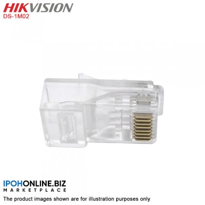 HIKVISION DS-1M02 RJ45 Plug For CAT 6 100Pcs/Box HIKVISION DS-1M02 RJ45 Plug For CAT 6 100Pcs/Box