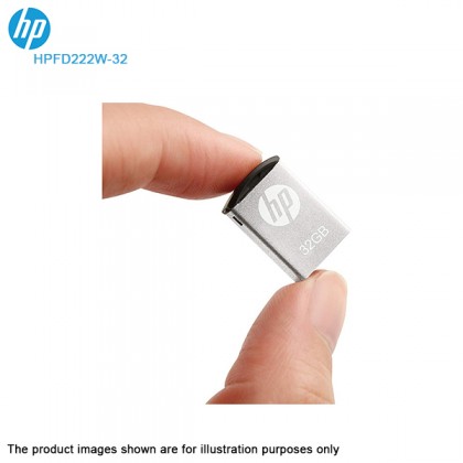 HP 32GB V222W Metal Silver USB 2.0 Flash Drive (HPFD222W-32) HP 32GB V222W Metal Silver USB 2.0 Flash Drive (HPFD222W-32)