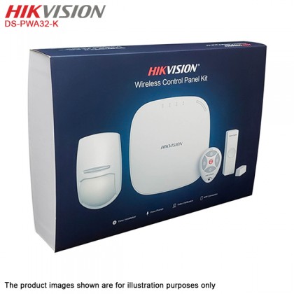 HIKVISION DS-PWA32-K Wireless Alarm System Kit With 433MHZ Wireless Control Panel Kits C/W Keyfob HIKVISION DS-PWA32-K Wireless Alarm System Kit With 433MHZ Wireless Control Panel Kits C/W Keyfob