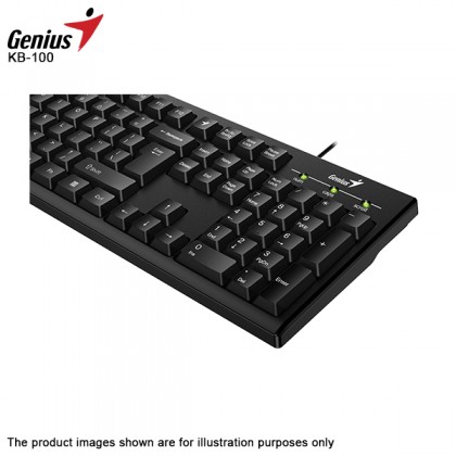 Genius KB-100 Value Wired USB Desktop Keyboard