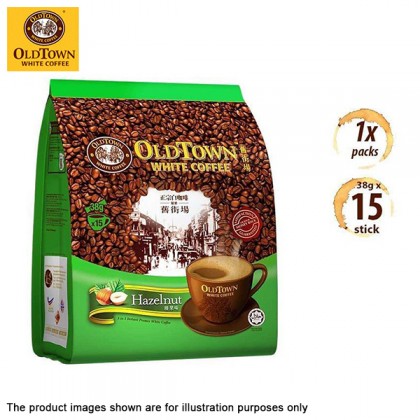 Old Town White Coffee Hazelnut White Coffee 15 x 38g Old Town White Coffee Hazelnut White Coffee 15 x 38g