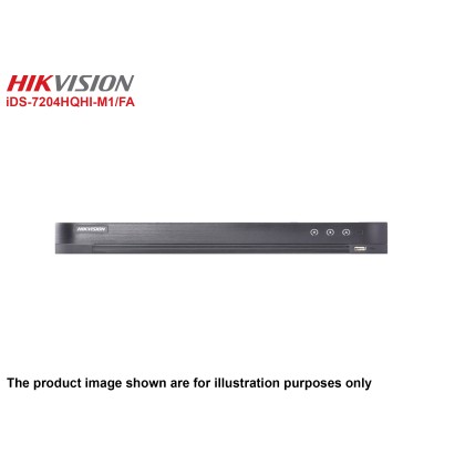 HIKVISION iDS-7204HQHI-M1/FA Analog 4CH 2MP 1080P H.265 4 IN 1 TURBO ACUSENSE DVR HIKVISION iDS-7204HQHI-M1/FA Analog 4CH 2MP 1080P H.265 4 IN 1 TURBO ACUSENSE DVR