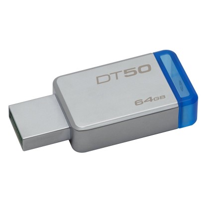 Kingston DataTraveler 50 64GB USB 3.1 Gen 1 (USB 3.0) Flash Drive Kingston DataTraveler 50 64GB USB 3.1 Gen 1 (USB 3.0) Flash Drive