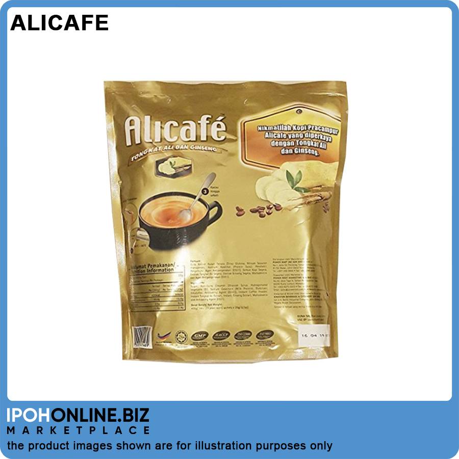 Alicafe Tongkat Ali Dan Ginseng 5 In 1 20 Stick X 20g