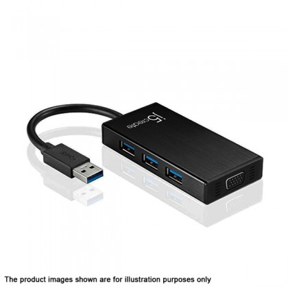 J5CREATE USB 3.0 VGA & 3-Port HUB (JUH410) J5CREATE USB 3.0 VGA & 3-Port HUB (JUH410)