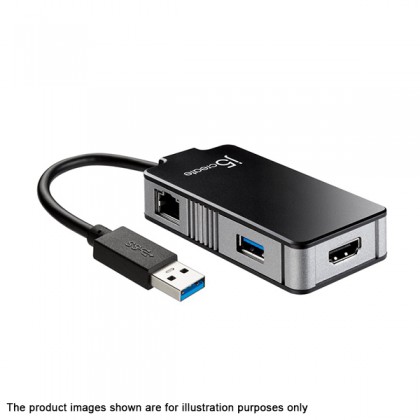 J5CREATE USB 3.0 Multi-Adapter VGA & Gigabit Ethernet (JUA370) J5CREATE USB 3.0 Multi-Adapter VGA & Gigabit Ethernet (JUA370)