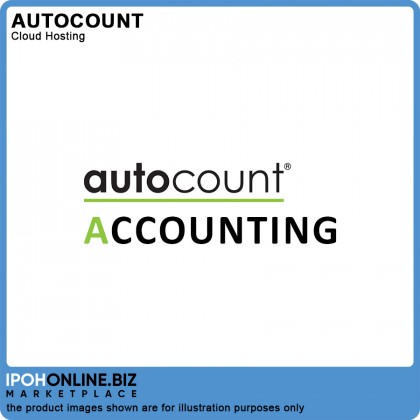 Autocount Accounting Software 1 Year Online Cloud Hosting Subscription Plan (License Not Included) + Free 16GB Pendrive Autocount Accounting Software 1 Year Online Cloud Hosting Subscription Plan (License Not Included) + Free 16GB Pendrive