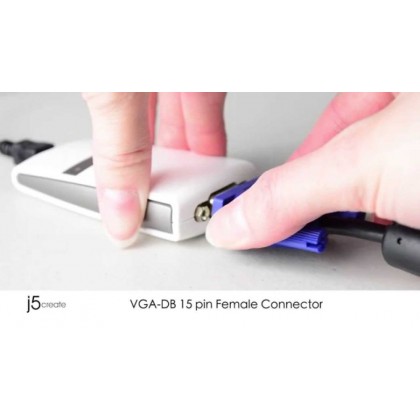 J5CREATE USB VGA Display Adapter (JUA190) J5CREATE USB VGA Display Adapter (JUA190)