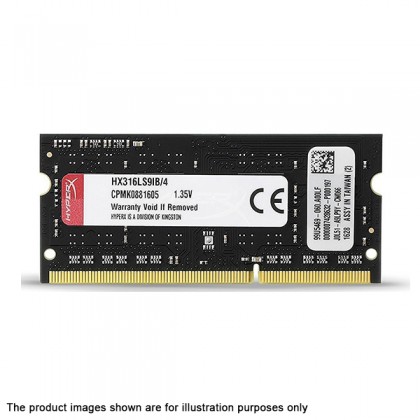 Kingston HyperX Impact 4GB DDR3L-1600 SODIMM Notebook Gaming Ram Kingston HyperX Impact 4GB DDR3L-1600 SODIMM Notebook Gaming Ram