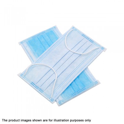 Non Woven PP 3-PLY Disposable Protective Face Mask EARLOOP - 2 PCS Non Woven PP 3-PLY Disposable Protective Face Mask EARLOOP - 2 PCS