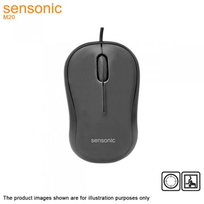 Sensonic M20 Wired Optical Mouse With Silent Key For Office And Home Use Sensonic M20 Wired Optical Mouse With Silent Key For Office And Home Use