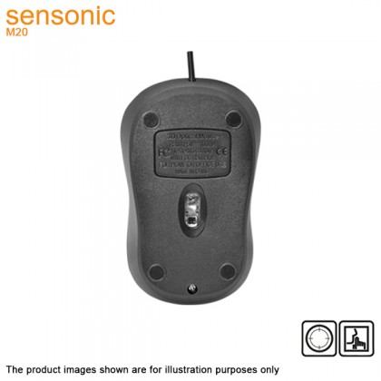 Sensonic M20 Wired Optical Mouse With Silent Key For Office And Home Use Sensonic M20 Wired Optical Mouse With Silent Key For Office And Home Use
