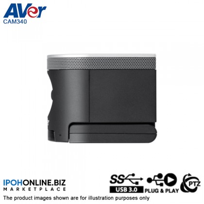 AVER CAM340 USB Sony Exmor 4K Conference Camera For Huddle Rooms And Video Calling Webcam AVER CAM340 USB Sony Exmor 4K Conference Camera For Huddle Rooms And Video Calling Webcam