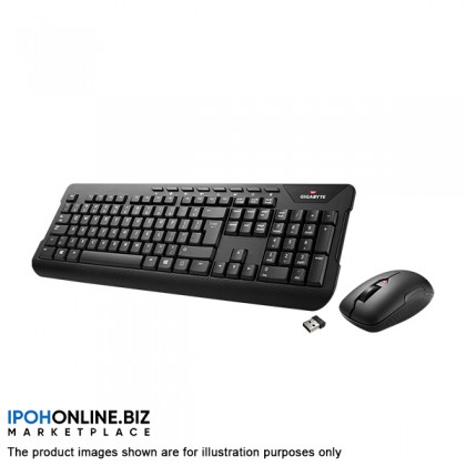 GIGABYTE KM7590 2.4GHz Wireless Multimedia Combo Keyboard & Mouse GIGABYTE KM7590 2.4GHz Wireless Multimedia Combo Keyboard & Mouse