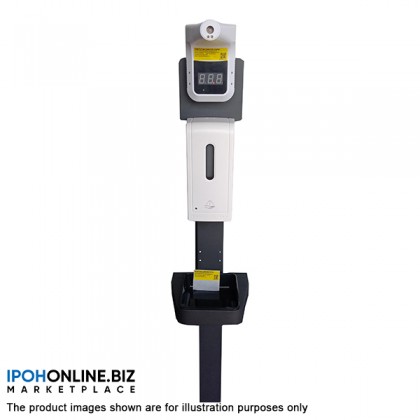 IR-K3 Thermometer Forehead + SD-10 Automatic Hand Sanitizer + Dispenser Stand IR-K3 Thermometer Forehead + SD-10 Automatic Hand Sanitizer + Dispenser Stand
