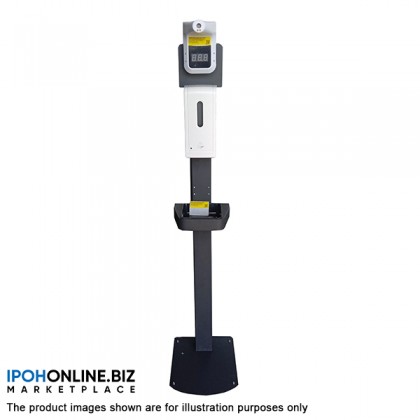 IR-K3 Thermometer Forehead + SD-10 Automatic Hand Sanitizer + Dispenser Stand IR-K3 Thermometer Forehead + SD-10 Automatic Hand Sanitizer + Dispenser Stand