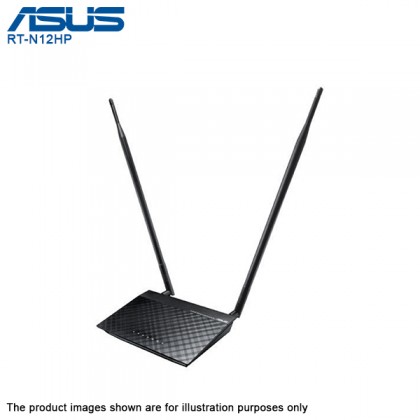 Asus RT-N12HP High Power Wireless N 300 Router / AP / Extender / Unifi Asus RT-N12HP High Power Wireless N 300 Router / AP / Extender / Unifi