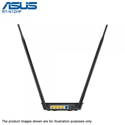 Asus RT-N12HP High Power Wireless N 300 Router / AP / Extender / Unifi Asus RT-N12HP High Power Wireless N 300 Router / AP / Extender / Unifi