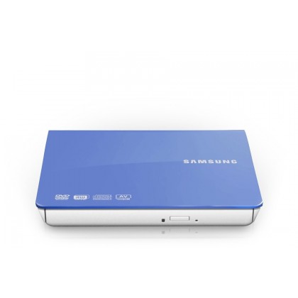 Samsung Slim Portable External USB 2.0 DVD Writer - Blue Samsung Slim Portable External USB 2.0 DVD Writer - Blue