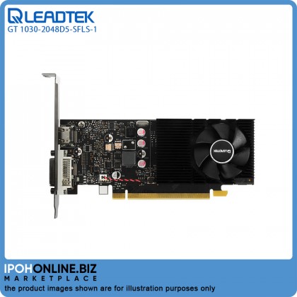 LEADTEK WinFast GeForce GT 1030 2GB GDDR5X DVI HDMI Graphics Card With Low Profile Bracket LEADTEK WinFast GeForce GT 1030 2GB GDDR5X DVI HDMI Graphics Card With Low Profile Bracket