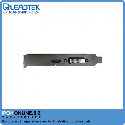 LEADTEK WinFast GeForce GT 1030 2GB GDDR5X DVI HDMI Graphics Card With Low Profile Bracket LEADTEK WinFast GeForce GT 1030 2GB GDDR5X DVI HDMI Graphics Card With Low Profile Bracket