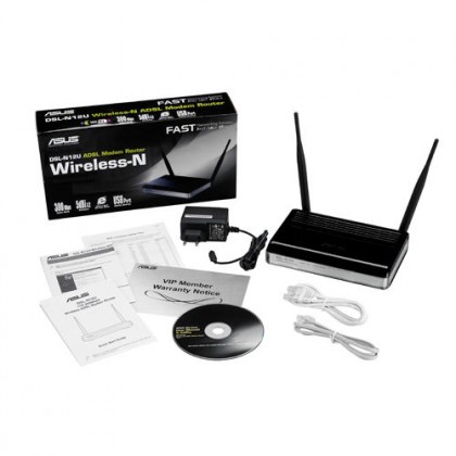 ASUS DSL-N12U Wireless N 300 ADSL 2/2+ Modem Router ASUS DSL-N12U Wireless N 300 ADSL 2/2+ Modem Router