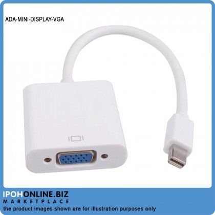 Mini Display Port To VGA Adaptor Mini Display Port To VGA Adaptor