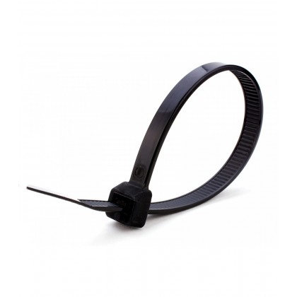 2.5mm X 150mm 6 inch Self-Locking Nylon Black Cable Tie - 100 pcs 2.5mm X 150mm 6 inch Self-Locking Nylon Black Cable Tie - 100 pcs