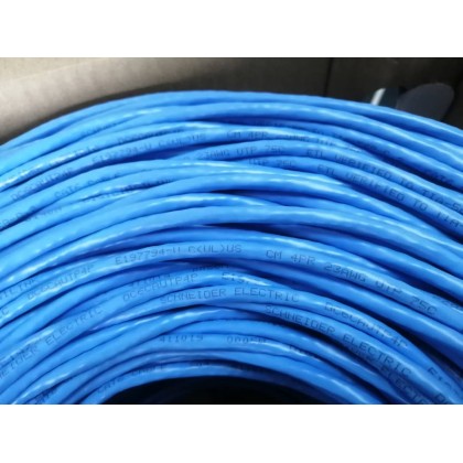 Schneider Digilink Cat6 4pr 23AWG UTP LAN Cable 305m PoE Blue Schneider Digilink Cat6 4pr 23AWG UTP LAN Cable 305m PoE Blue