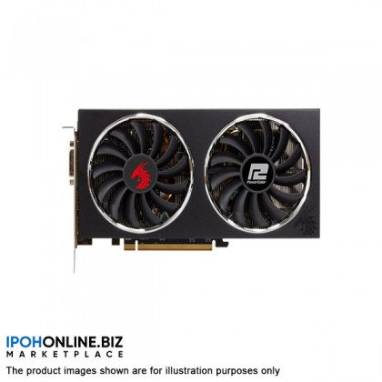 PowerColor Red Dragon AMD Radeon RX 5500 XT 8GB GDDR6 DVI DP HDMI Gaming Graphics Card PowerColor Red Dragon AMD Radeon RX 5500 XT 8GB GDDR6 DVI DP HDMI Gaming Graphics Card