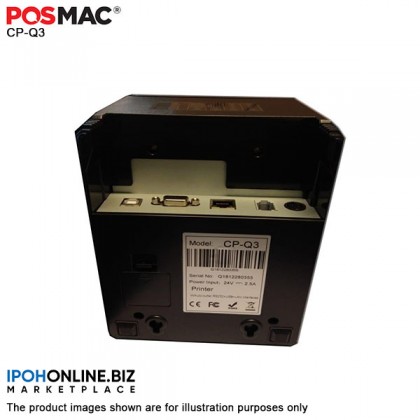 POSMAC CP-Q3 80mm Serial + USB + LAN Direct Thermal Receipt Printer POSMAC CP-Q3 80mm Serial + USB + LAN Direct Thermal Receipt Printer
