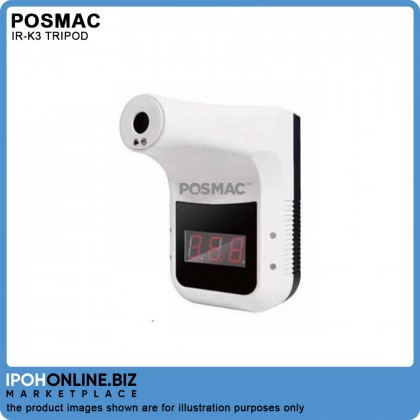 Posmac IR-K3 Infrared Thermometer Forehead Digital Display USB Charging + Battery + Tripod Stand Posmac IR-K3 Infrared Thermometer Forehead Digital Display USB Charging + Battery + Tripod Stand