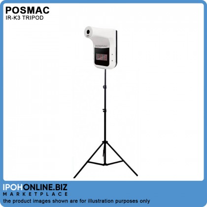 Posmac IR-K3 Infrared Thermometer Forehead Digital Display USB Charging + Battery + Tripod Stand Posmac IR-K3 Infrared Thermometer Forehead Digital Display USB Charging + Battery + Tripod Stand