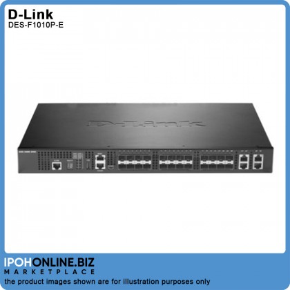 D-Link DES-F1010P-E 250M 10-Port Fast Ethernet Switch with 8 PoE Ports & 2 Uplink Ports D-Link DES-F1010P-E 250M 10-Port Fast Ethernet Switch with 8 PoE Ports & 2 Uplink Ports