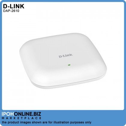 D-Link DAP-2610 Nuclias Connect AC1300 Wave 2 Dual-Band PoE Access Point
