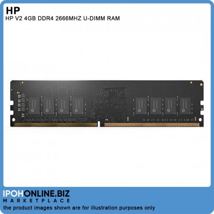 HP V2 4GB DDR4 2666MHz U-DIMM PC4 2666 Desktop RAM HP V2 4GB DDR4 2666MHz U-DIMM PC4 2666 Desktop RAM