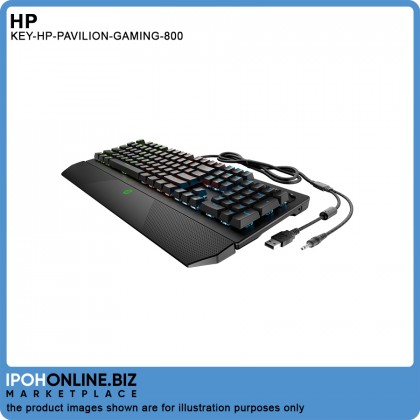 HP Pavilion USB Wired LED Mechanical Gaming Keyboard 800 - 5JS06AA#UUF HP Pavilion USB Wired LED Mechanical Gaming Keyboard 800 - 5JS06AA#UUF