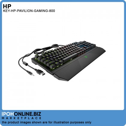 HP Pavilion USB Wired LED Mechanical Gaming Keyboard 800 - 5JS06AA#UUF HP Pavilion USB Wired LED Mechanical Gaming Keyboard 800 - 5JS06AA#UUF