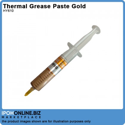 HY610 High Performance Heatsink Compounds Gold Thermal Grease 20ml HY610 High Performance Heatsink Compounds Gold Thermal Grease 20ml