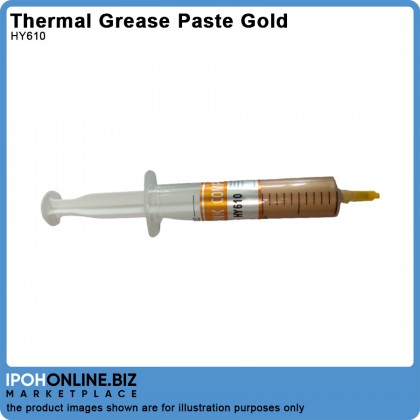 HY610 High Performance Heatsink Compounds Gold Thermal Grease 20ml HY610 High Performance Heatsink Compounds Gold Thermal Grease 20ml