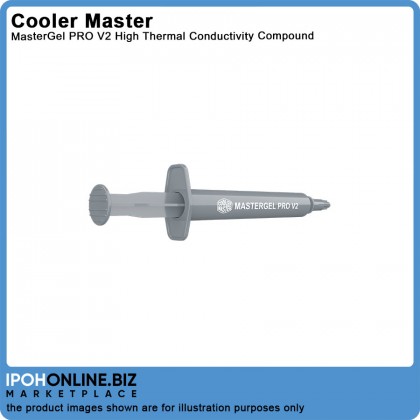 Cooler Master MasterGel Pro V2 High Thermal Conductivity Compound 1.5ml with Scraper Cooler Master MasterGel Pro V2 High Thermal Conductivity Compound 1.5ml with Scraper