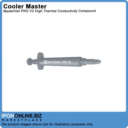 Cooler Master MasterGel Pro V2 High Thermal Conductivity Compound 1.5ml with Scraper Cooler Master MasterGel Pro V2 High Thermal Conductivity Compound 1.5ml with Scraper