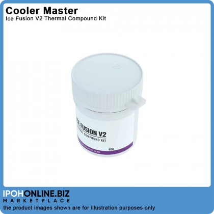 Cooler Master Ice Fusion V2 Thermal Compound Kit 40g With Scraper Cooler Master Ice Fusion V2 Thermal Compound Kit 40g With Scraper