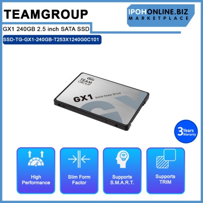 TEAMGROUP GX1 240GB 2.5 inch SATA SSD TEAMGROUP GX1 240GB 2.5 inch SATA SSD